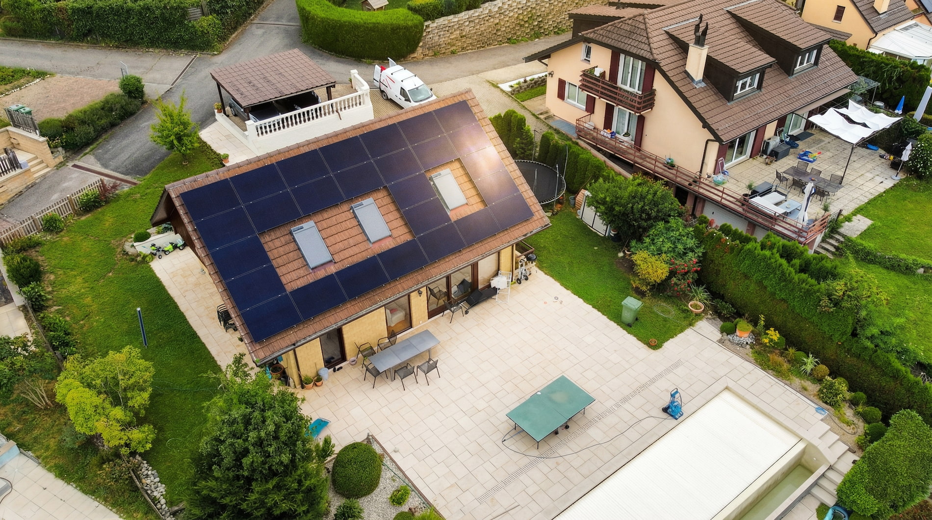 Équipe Gaudard sur un chantier solaire